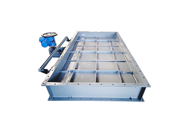 High temperature flue baffle valve