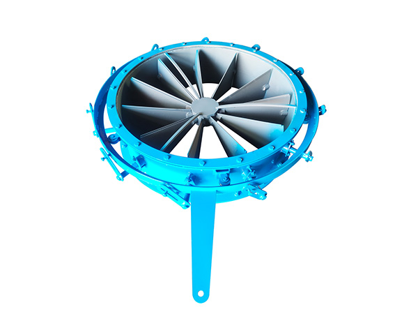 Petal fan regulating valve